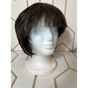 Vivica Fox Short Layered Wig Brown with Highlights Pure Stretch Cap